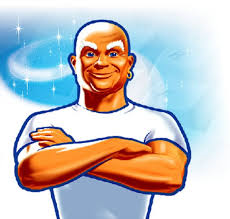 Mr. Clean is just one of the guest coaches I hope to have for my fantasy cleaning camp.