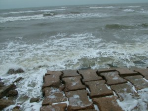 My wife and I spent an afternoon walking the beach at Galveston. Less than two years later, my daughter and I visited Galveston and walked those same shores.