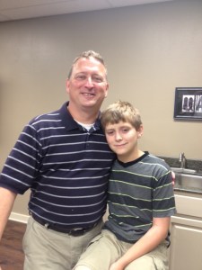 After it was all said and done, my son and I shared a very special experience.