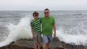 Is this man a superhero? Only in the mind of his son.